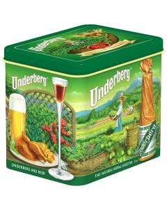 Underberg tin of mini bottles gift box liqueur 15x2 cl