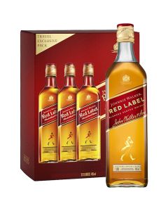 Johnnie Walker Red Label Triple Box 1 litre (giftbox of 3 bottles)