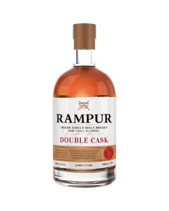 Rampur Single Malt Double Cask gift box whisky 70 cl