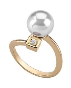 Majorica 12261.01.1.993.010.1 10mm silver open ring