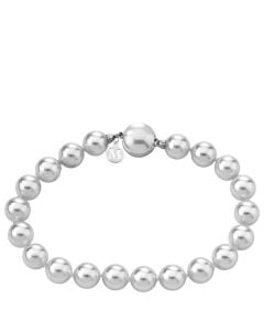 Majorica Eternal Colection Bracelet Lyra plata rodiada, 8 mm white round pearl
