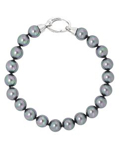 Majorica Lyra 8 mm gray pearls 19 cm bracelet