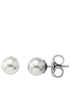 Majorica 00328.01.2.000.701.1 12mm silver earrings