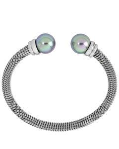 Majorica 13303.03.0.000.010.1 12mm steel rigid bracelet