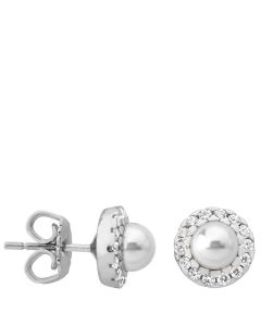 Majorica Fine Colection Earrings Cometa silver, 5 mm white round pearl