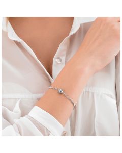 Majorica 15359.03.0.000.010.1 rhodium-plated chain with gray 8mm pearl