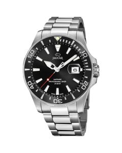 Jaguar J860/D three hands with date stainless steel bracelet