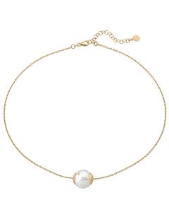 Majorica Real beauty Colection Pendant Nuada silver, 14 mm white round pearl