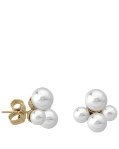 Majorica Arpegio 15565.01.1.000.010.1 gold plated silver and 5-9 mm pearl earrings