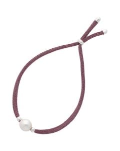 Majorica Sifnos 16596.01.2.000.010.1 bracelet with 8 mm white pearl magenta bracelet
