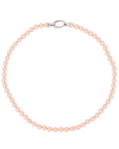 Majorica Lyra 6 mm pink pearls 40 cm necklace