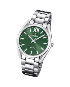 Festina Alegria Collection F20622/4 Green Steel Strap women's watch