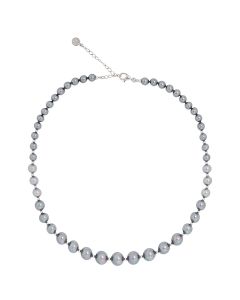 Majorica Lyra 6-10 mm multicolor pearls 43/48 cm necklace