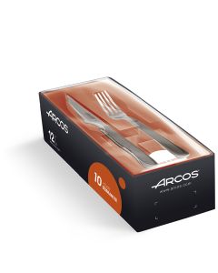 Arcos Steak Set Monoblock Fork and Knife 6 + 6 pieces