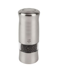 Peugeot Zeli electric pepper mill brushed stainless steel 14 cm ABS