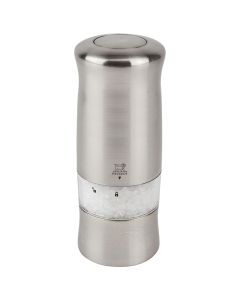 Peugeot Zeli electric salt mill brushed stainless steel 14 cm ABS