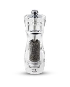 Peugeot Vittel manual pepper mill 16 cm transparent