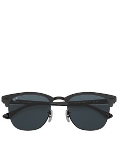 Ray-Ban Clubmaster Metal black frame blue lenses 51-21 sunglasses