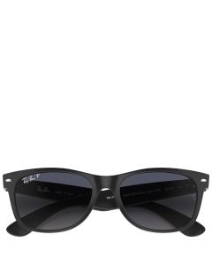 Ray-Ban New Wayfarer Classic montura negra lentes azules55-18 Polarizadas gafas de sol