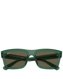 Ray-Ban Warren Bio-based transparent green frame brown lenses 57-20 sunglasses