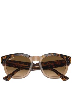 Ray-Ban Mega Hawkeye Polarized havana on transparent brown frame brown lenses 53-21 sunglasses