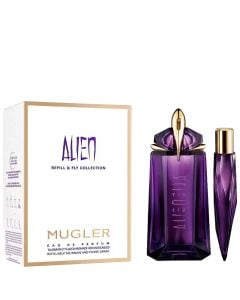 Mugler Alien set: Eau de Parfum spray 90 ml + spray de viaje 10 ml