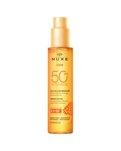 Nuxe Sun tanning oil high protection spf 50 face and body oil 150 ml