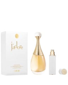 Dior J'adore Travel set: Eau de Parfum spray 100 ml + mini spray 10 ml