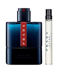 Prada Luna Rossa Ocean fragrance set: Eau de Toilette spray 100 ml + Travel spray 10 ml