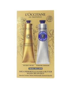 L'Occitane Shea Hand Cream Duo set: Shea Immortelle crema 75 ml + Shea Butter crema 75 ml