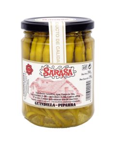 Basque chilli peppers in vinegar Piparras Sarasa 150 g jar