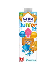 Follow-on milk Nestlé Junior growth 1+ Biscuit from 1 year old 1 l carton