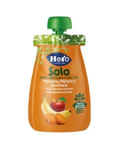 Sachet of apple, banana and carrot Hero Baby 100 g
