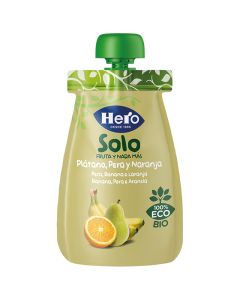 Sachet of banana, pear and orange Hero Baby 100 g