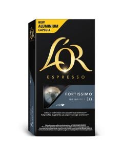 L'Or Espresso Fortissimo coffee capsules Nespresso system 10 units