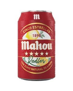 Beer with lemon Mahou Radler 33 cl can
