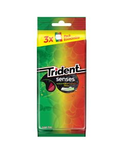 Watermelon gum Trident Senses tropical 3x23 g