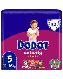 Dodot Diapers Activity size 5 11-17 kg 52 units