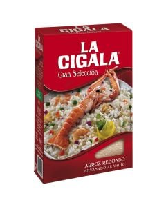 Round rice La Cigala extra vacuum package 1 kg