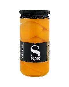 Peach halves in syrup Conservas Serrano 6-8 pieces 700 g jar