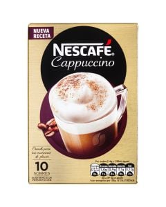 Capuccino Instant coffee Nescafé 10 sachets box