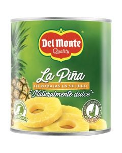 Del Monte Piña en rodajas en su jugo lata 825 g