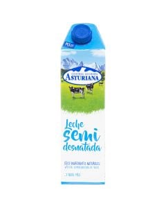 Semi-skimmed milk Central Lechera Asturiana 1l carton