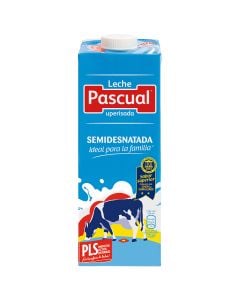 Semi-skimmed milk Pascual 1l carton