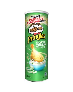Chips Pringles Sour Cream & Onion flavour 165 g canister