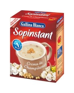 Mushroom soup with croutons Sopinstant Gallina Blanca 3 sachets 57 g