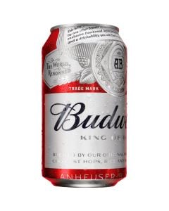 Beer Budweiser 33 cl can