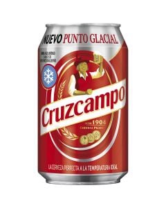 Beer Cruzcampo 33 cl can