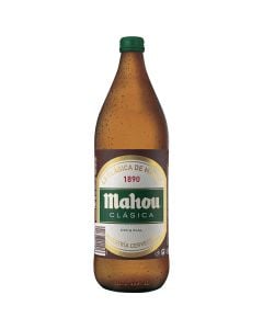 Beer Mahou Classic 1 litre bottle