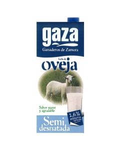 Gaza Semi-skimmed uht Sheep's milk brik 1 l